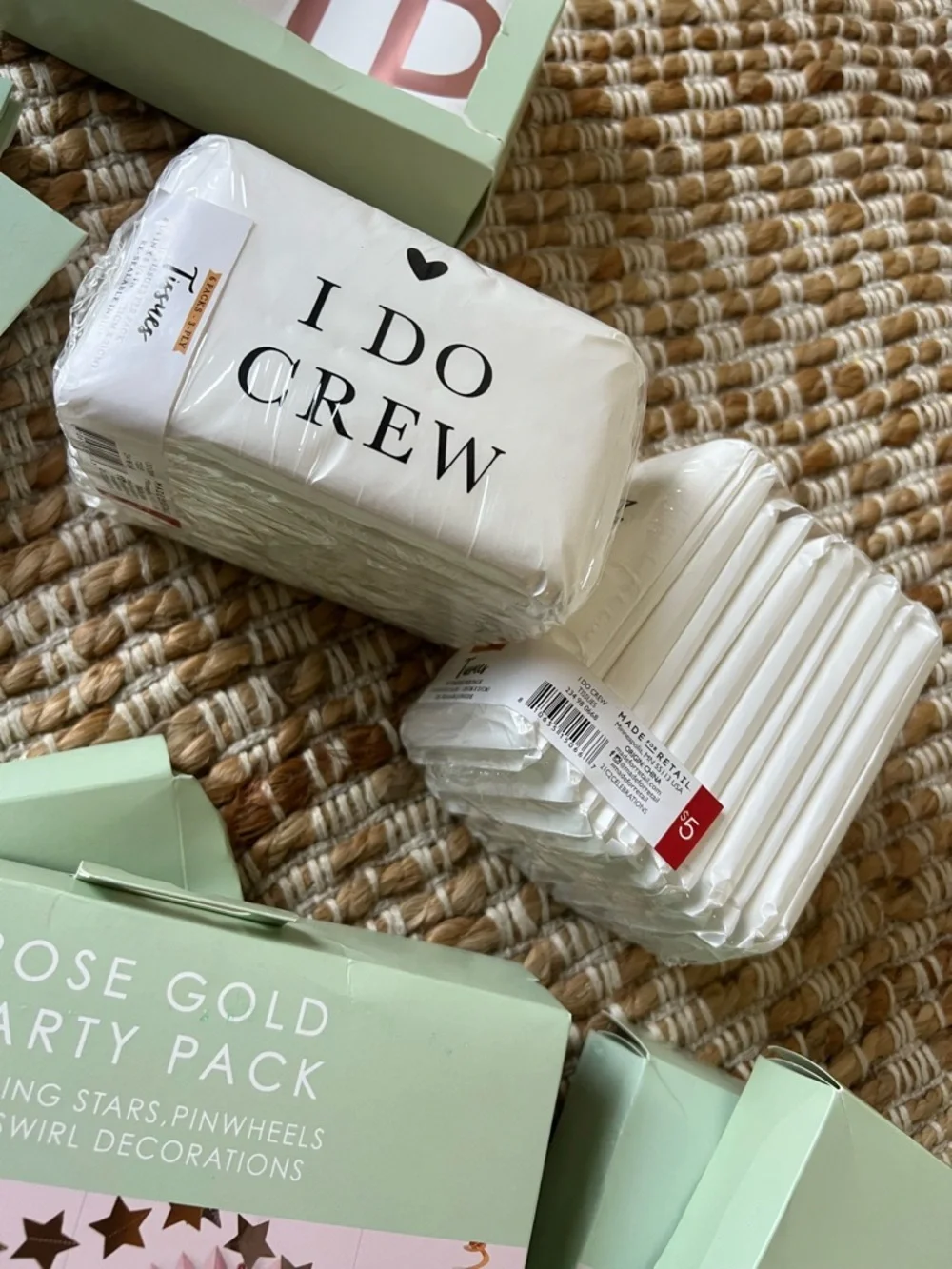 'Bride' Bachelorette Party Kit - I Do Crew Supplies bundle. Over $250 Value